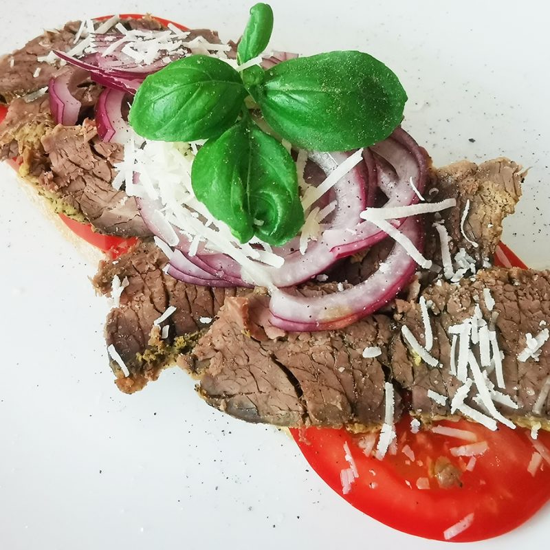 Rindfleisch-Einzelstücke